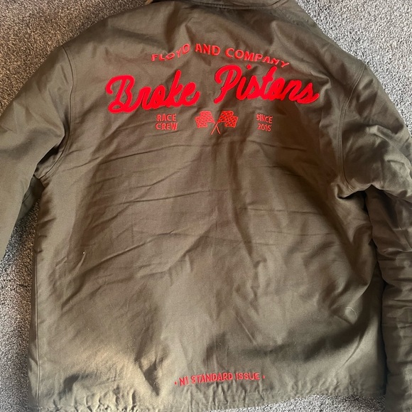 Floyd & Co Broke Pistons N1 Deck Jacket (Olive Green) XL NWOT - Picture 7 of 7